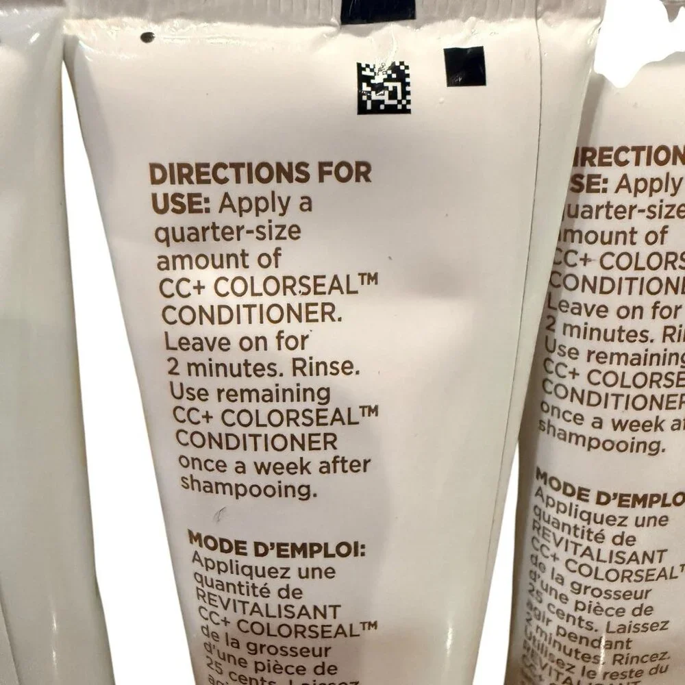 Clairol Nice N Easy CC + Colorseal Conditioner 1.86 oz Lot of 3 - Picture 3 of 5